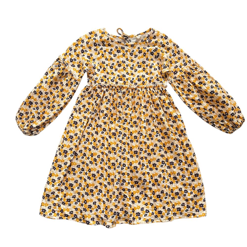 Alice + Ames The Bodie Muslin Dress In Flower Power Size 10